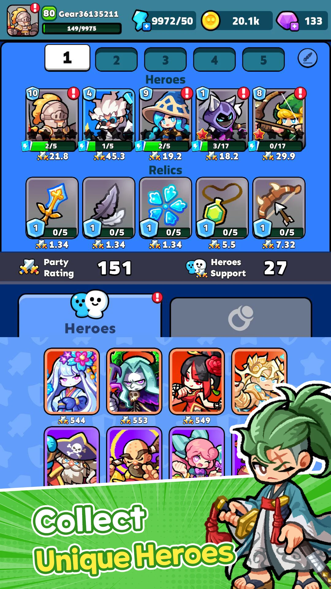 Gear Heroes : Magic Defense screenshot